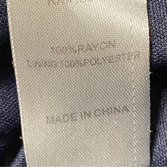 Doe & Rae Boho Ikat Mini Dress Blue White 70s Hippie Festival Style Medium - Picture 4 of 6